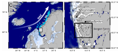 Maps of Norway with Masfjorden