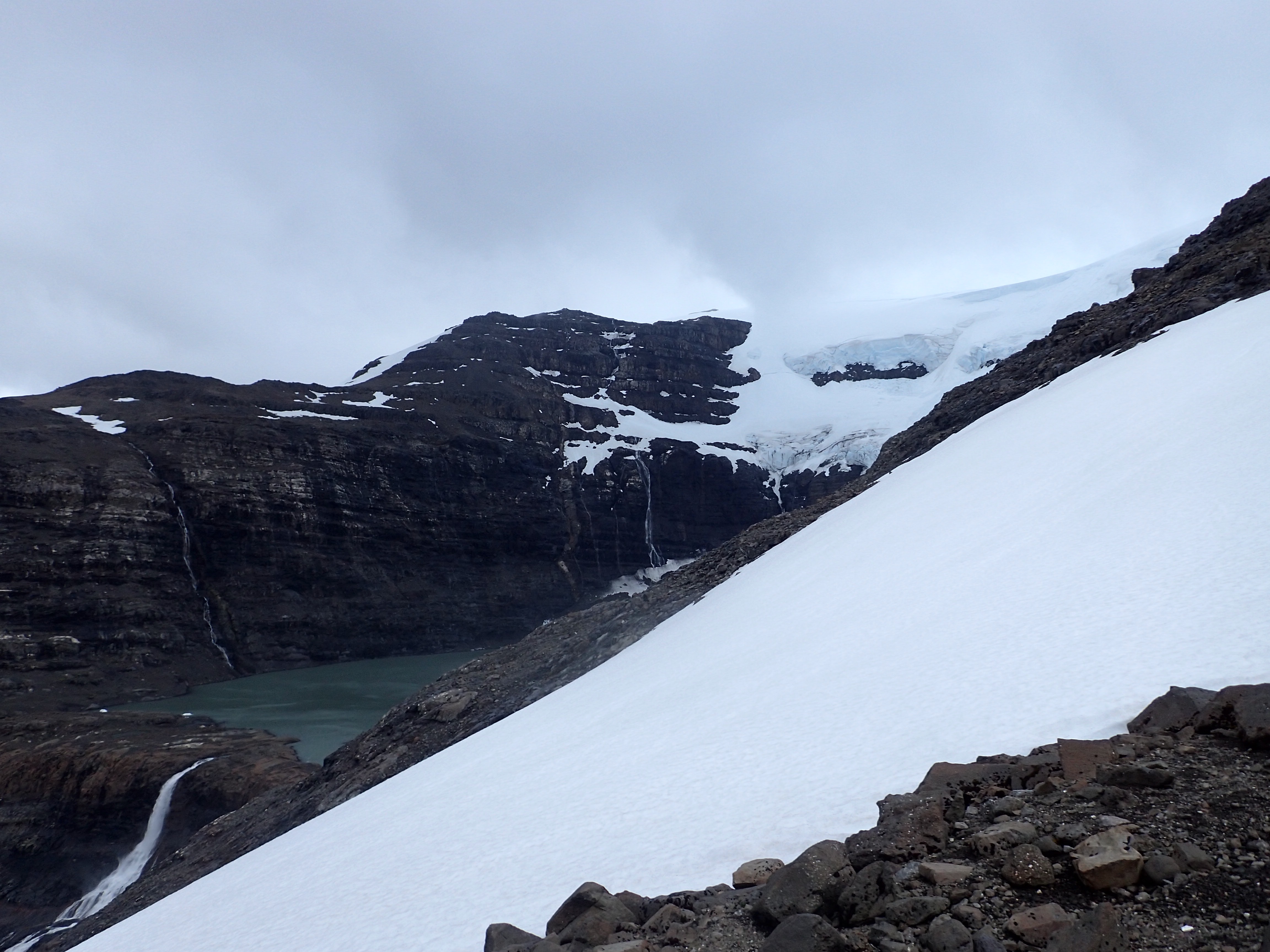 Picture of mountain from fieldwork in Kerguelen