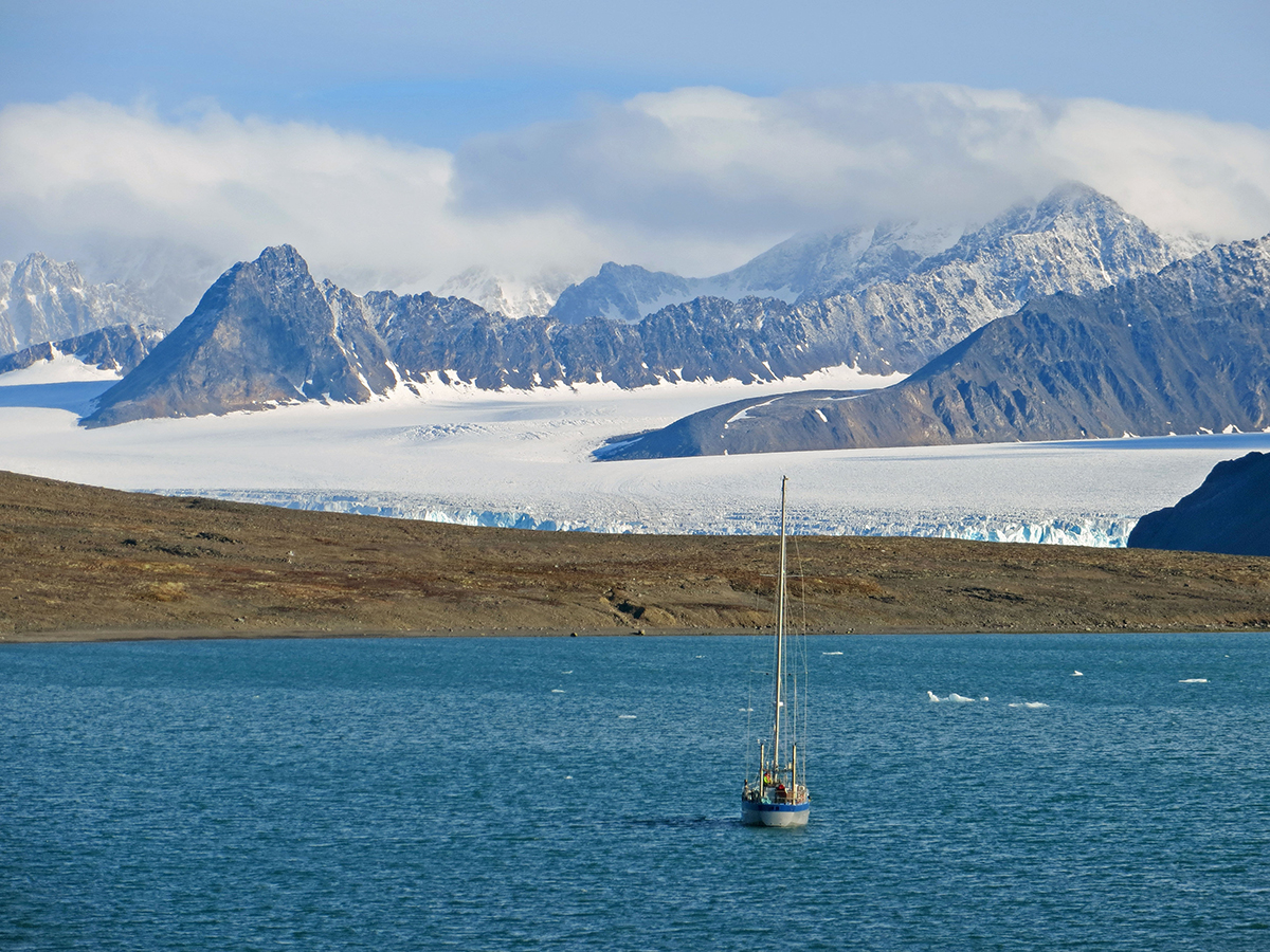 Svalbard glacier