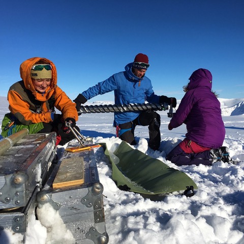 field work at greenland